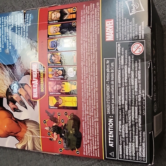 Opened no BUild a figure part x-men sabretooth marvel legends figure - Picture 5 of 7